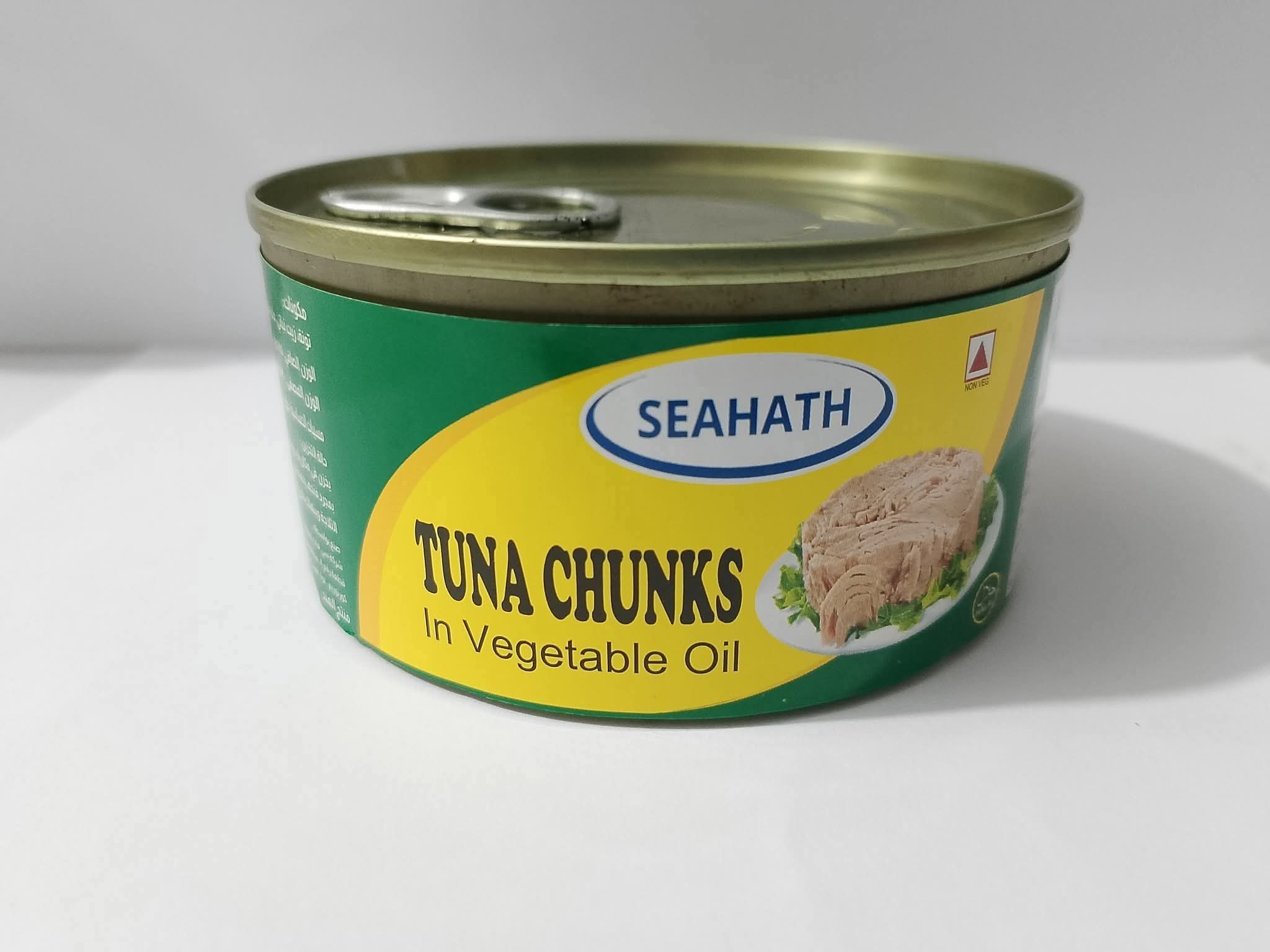 Seahath - Tuna Chunks in Vegetable Oil, 185g