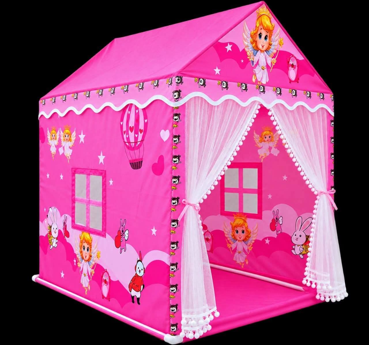 Printed Castle House Kids Tent – 50 Balls Free